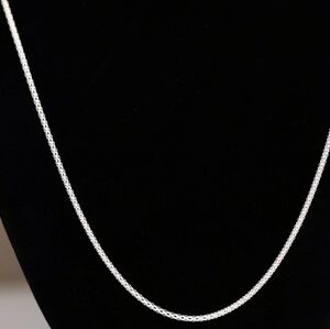 22"inch sterling silver popcorn chain